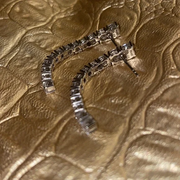 925 sterling silver gorgeous earrings - Picture 2 of 2